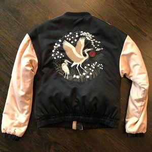Gorgeous Chinese bomber jacket NWOT